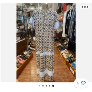 JULIA AMORY caftan long dress NWT XS